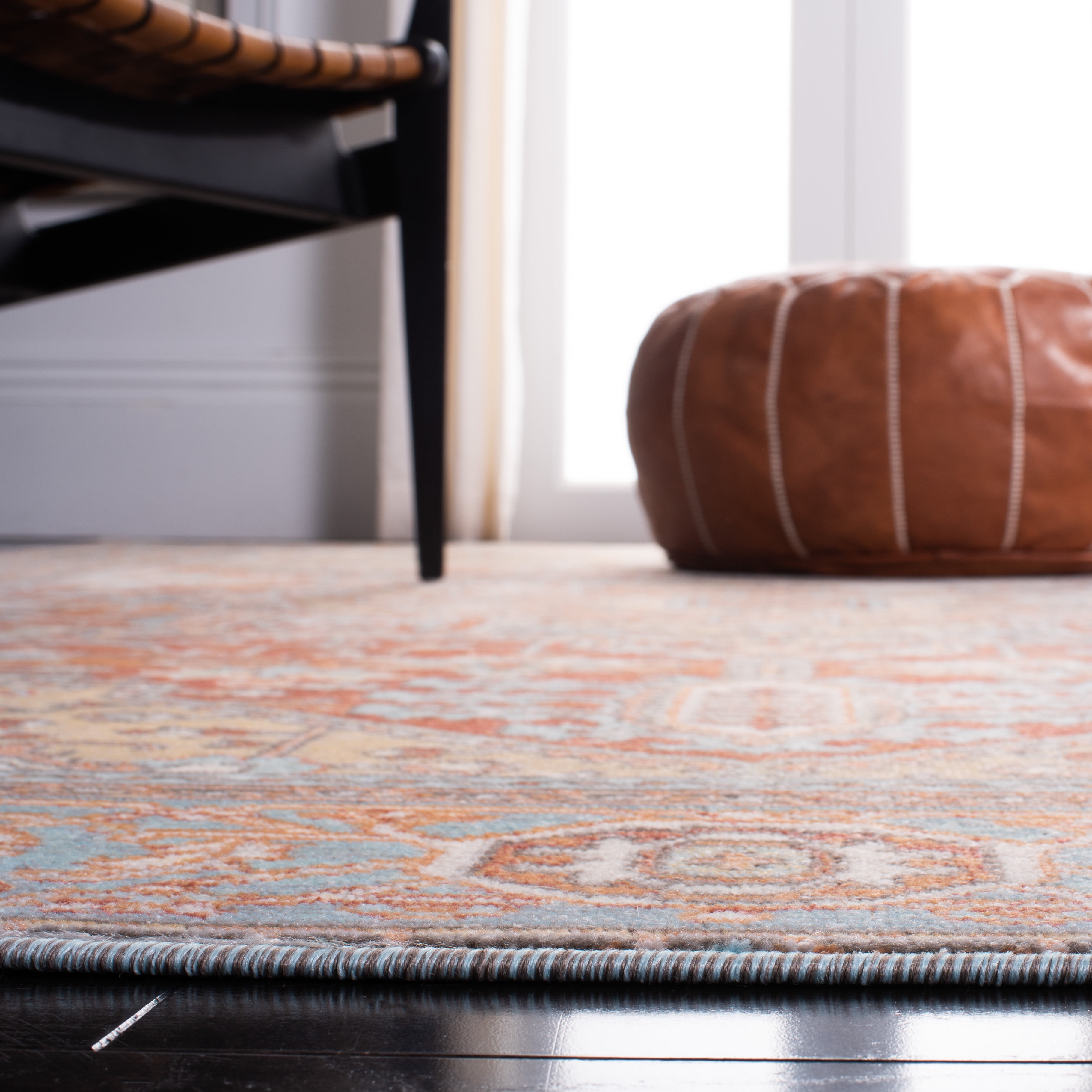 SAFAVIEH Aria Gligor Oriental Area Rug, Rust/Taupe, 6' x 9'