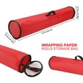 thumbnail image 3 of Wrap Storage Organizer Paper Rolls Storage Bag Lightweight And Portable Moisture Proof Christmas Gift Wrap Organizer, 3 of 9