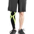 thumbnail image 1 of ZAXARRA Femmes Hommes Genouillère Compression Manches de Jambe pour le Cyclisme Sportif, 1 of 7