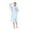Light Blue, variant on AOOCHASLIY Bath Robes for Women Clearance Hooded Robes Winter Thickened Double Faced Velvet House Robes Pajamas