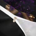 thumbnail image 4 of spefrowx Purple Rose Black Woman Twin Duvet Cover for Girl, Modern Fashion Style Twin Bedding, Black Reversible, 2-Piece, 1 Duvet Cover and 1 Pillowcase, 4 of 6