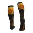 thumbnail image 2 of Bixox Sunflower Cowboy Hat Cow Print Compression Socks,Compression Socks Women & Men Circulation for Medical,Running,Athletic, 2 of 7
