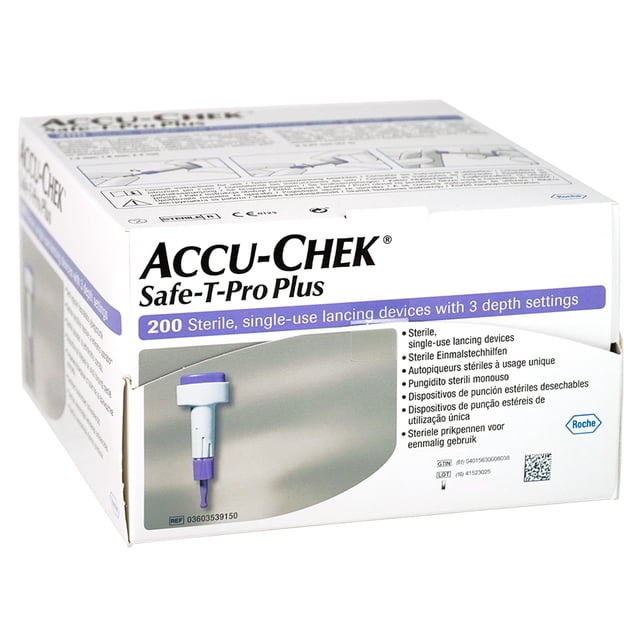 PUNCIONADOR ACCU-CHECK SAFE T-PRO PLUS C/200