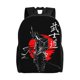 thumbnail image 1 of Mochilas escolares japonesas de estilo bushido, estilo samurái y kanji para estudiantes, mochilas de viaje, bolsos para portátil, bolsos de hombro para hombres y mujeres., 1 of 5