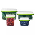 thumbnail image 1 of Contenedores de almacenamiento Rubbermaid FreshWorks Produce Saver, juego de 8 piezas, 1 of 9