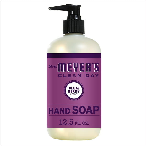 Mrs. Meyer's Clean Day Liquid Hand Soap, Plum Berry Scent, 12.5 ounce