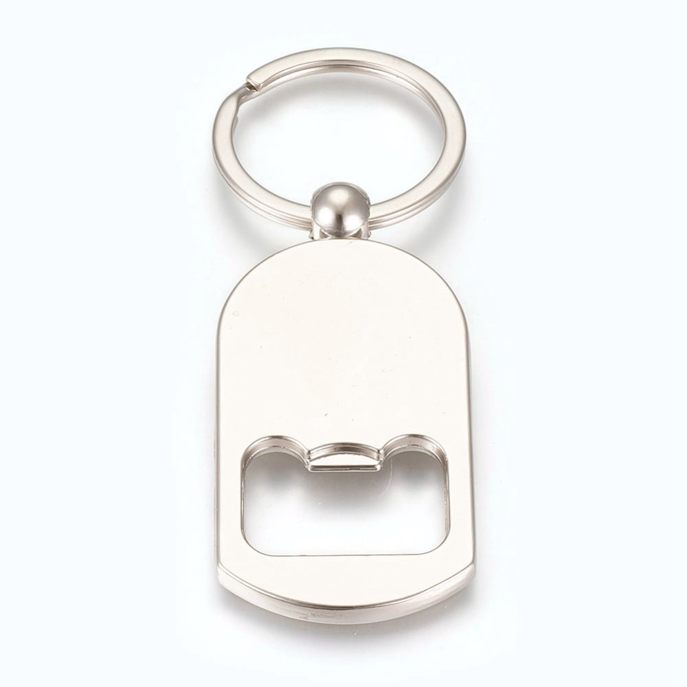 12 Box Zinc Alloy Cabochon Settings Bottle Openers Blanks Cameo Bezel Findings with Iron Ring Flat Round Platinum Tray: 25mm 89mm 63x31x3.5mm 1pc/box