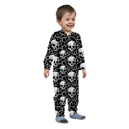 

Abomasnow Family Matching Halloween Onesie Pajamas Trendy Skeleton Print Zipper Hoodie Loungewear Sleepwear for Men/Women/Kid/Baby