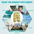 thumbnail image 5 of SSLR Mens Shorts Causal Flat Front Hawaiian Summer Shorts, 5 of 8