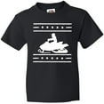 thumbnail image 3 of Inktastic Snowmobile Gift Silhouette Youth T-Shirt, 3 of 5