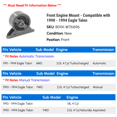 thumbnail image 2 of Front Engine Mount - Compatible with 1990 - 1994 Eagle Talon 1991 1992 1993, 2 of 2