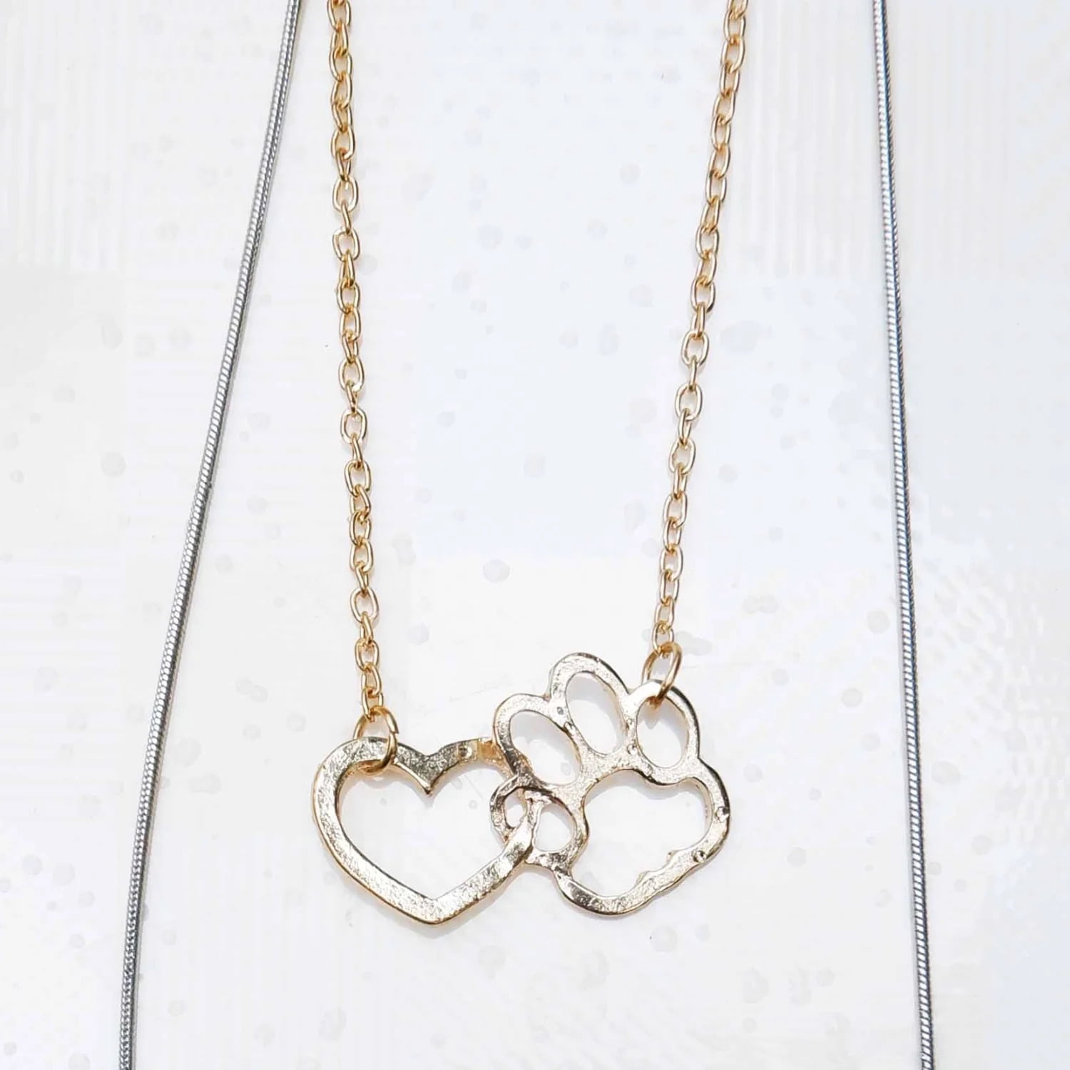 Paw print necklace walmart hot sale