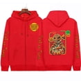 thumbnail image 1 of Sudadera con capucha de manga larga para hombre, prenda deportiva masculina de estilo Hip Hop con cremallera y estampado de calabaza Sam, Trick R Treat, ideal para Halloween, a la moda, 2022, 1 of 4