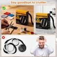 thumbnail image 3 of Hook and Loop Tape 30Ft x 1 Inch, 2 Rolls Heavy Duty Hook and Loop Tape with Backing, Keep Couch Cushions from Sliding, Rug Gripper Tape & Pads, Black, 3 of 7