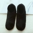 thumbnail image 2 of Jamicy Socks for Women Ankle Slipper Socks with Grips for Women Warm Winter Fluffy Fuzzy Non Slip Low Cut Socks for Hospital Home Gifts, 2 of 3