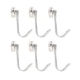 thumbnail image 4 of 6Pcs Swing  Hooks, Small Light Stable Hooks Rack for Easy Storage with Outstanding Suction, Wide Application for Kitchen, Studio, Dorm, Bathroom, 4 of 8