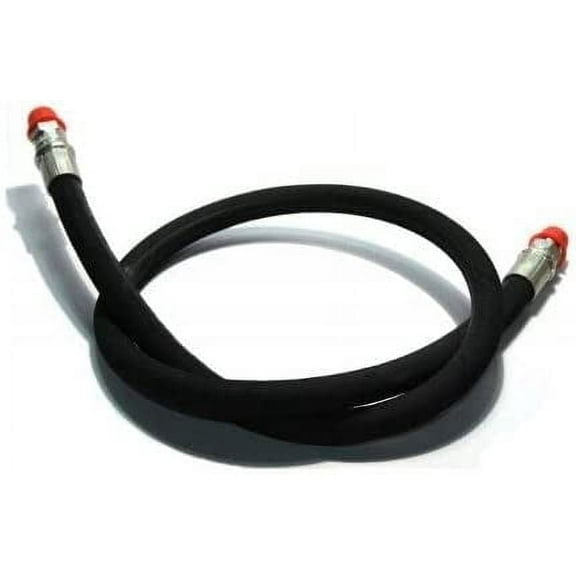 Ultimate Washer Dual Wire 8 ft. x 1/2" Connecting Jumper Hose with MPT Ends, One Solid, One Swivel, 5000 PSI Rated (8 feet)