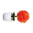 thumbnail image 3 of Planta artificial en maceta, simulación de bolas, vegetación, decoración, oficina en casa, centro de mesa, planta falsa, naranja rojo Kearding HA7629-02B, 3 of 6