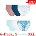 thumbnail image 4 of Fruit of the Loom Women's 10 High Cut Cotton Panties, Assorted (5 Pack), 4 of 4