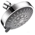 thumbnail image 1 of Pommeau de Douche Haute Pression 5 Modes - 4.1 Pouces Flux Élevé Pommeau de Douche Fixe Salle de Bain Pluie pour Basse Pression, 1 of 5