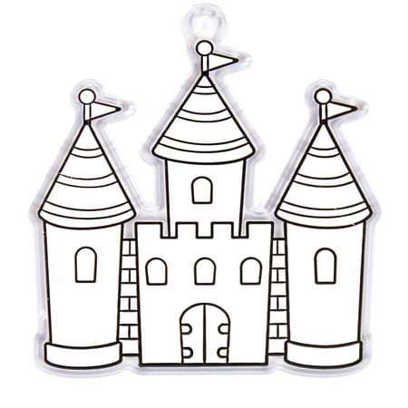 Hello Hobby Ready-to-Paint Castle Suncatcher