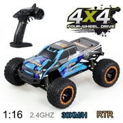 Linxtech 16889 1/16 30km/h 4WD RC Car Big Foot 2.4G High Speed Car Toy for Adult Kids Orange