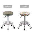 thumbnail image 5 of Lsque Home construction tools Pattern Round Bar chair cushion covers Velvet Fabric Premium Comfort Protects from Scratches and Stains for 14-17 Inch Chair-12 inch, 5 of 7