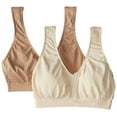 thumbnail image 2 of Women's Bali X1J3 Comfort Revolution Microfiber Crop Bra - 2 Pack, 2 of 3
