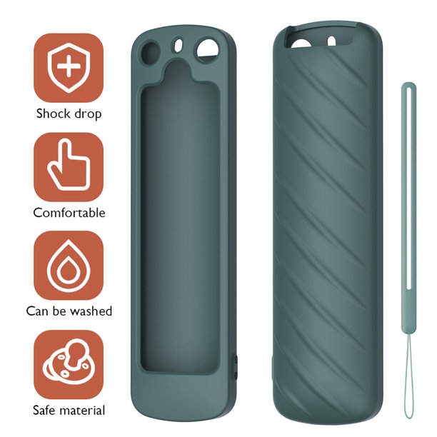 Funda de silicona para mando a distancia con cordón para mando a distancia para Fire TV