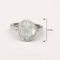 thumbnail image 3 of Mooneye 1.00 CTW Natural Diamond Polki Solitaire Ring 925 Sterling Silver Women Wedding Jewelry, 3 of 5