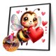 thumbnail image 5 of Pintura de diamante 5D DIY taladro redondo completo lindo kit de abeja decoración del hogar 30x30cm, 5 of 9