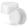 thumbnail image 3 of Shisuyan 2pcs Pipe End Caps PVC Pipe End Plugs Pipe Fittings Socket Water Pipe Drain Cap Pipe End Seal Cap Adapter Sprinkler Caps, 3 of 8