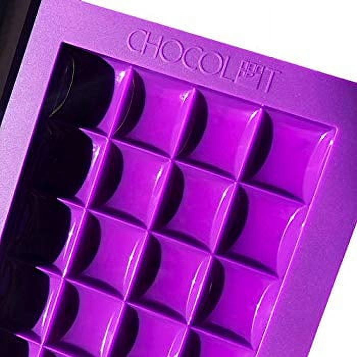 2 Pcs Break Apart Chocolate Molds Silicone Deep Candy Bar Molds Silicone  Shapes, Silicone Molds For Wax Melts Large( Pyramid Set )