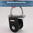 thumbnail image 5 of Lifting Rope Pulley Bearing Block Pulley Wheel Portable Heavy Duty Mute Roller DIY Gym Exercise Equipment Screw Pulley, 5 of 5