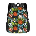 thumbnail image 3 of Balery Balls Backpack for Men and Women - Durable 600D Oxford Cloth -Large Capacity, Water-Resistant School, Travel, and Hiking Bag, 3 of 9