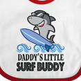 thumbnail image 4 of Inktastic Surfing Daddys Little Surf Buddy Boys or Girls Baby Bib, 4 of 4