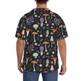 thumbnail image 3 of Kdxio Men'S Hawaiian Shirt For Men Short Sleeve Shirt Mushrooms Summer Casual Holiday Beach Button Down T-Shirts, 3 of 5