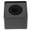 Black, variant on SHISUYAN Portable ABS Microphone Logo Flag for Interview with Square Design and Adjustable Cotton 6.7x6.7x5.1 cm