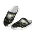 thumbnail image 2 of Disketp Whimsical Owl On Branch Women's Men's Slippers Plush Slip-On House Slipper for Winter Indoor Soft Cushion Non-slip Fluffy Slides Slippers-37/38, 2 of 7