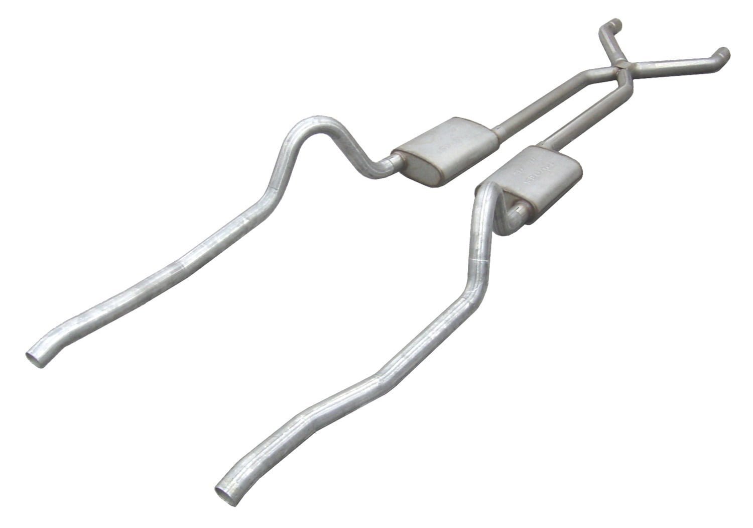 Pypes Performance Exhaust SMA10S Crossmember Back w/X-Pipe Exhaust System -...