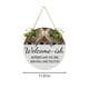 thumbnail image 3 of 3D Welcome Hanger Funny Welcome Sign Home Outdoor Decor 11.8Inch, Door Hanger Welcome Sign Home Decor Funny Words Door Hanger, 3 of 6