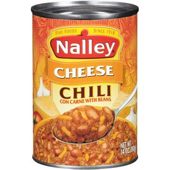 Nalley Cheddar Cheese Chili Con Carne With Beans (Pack of 16)