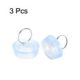 thumbnail image 3 of Uxcell Rubber Sink Plug, Clear Drain Stopper Fit 1-3/8" to 1-29/64" Drain for Bathtub Kitchen and Bathroom 3 Pack, 3 of 5