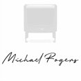 thumbnail image 2 of Custom Name Signature Stamp - 10 Font Options Self-Inking 1 or 2 Line Stamper with Personalized Script Calligraphy Thank You Handmade Stamp (Signature Stamp), 2 of 4