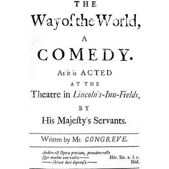 The Way of the World