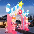 thumbnail image 4 of Arco inflable navideño Kalolary de 3,7 m con luces LED, 4 of 7