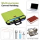thumbnail image 2 of Bolsa de archivos con cremallera y portadocumentos de doble capa de gran capacidad con, 2 of 8