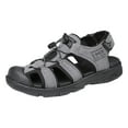 thumbnail image 2 of AUDeals Men Closed Toe Sandals, Flat Comfy Beach Shoes, Lightweight Breathable Summer Outdoor Shoes (Grey, 9), 2 of 5