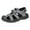 Grey, variant on Men’s Closed Toe Sandals Lightweight Breathable Wading Sports Shoes for Summer Outdoor Walking (Black, 9)
