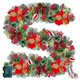 thumbnail image 2 of Ramo de hojas de arce otoñales para florero, decoración de calabaza, flores artificiales de seda, arreglo floral otoñal, florero de mesa, decoración otoñal, centro de mesa para Acción de, 2 of 9
